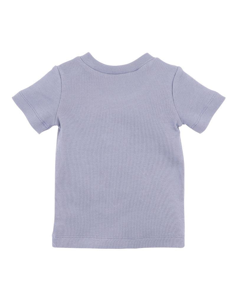 Bebe Axel Turtle Organic Tee - Ocean Blue