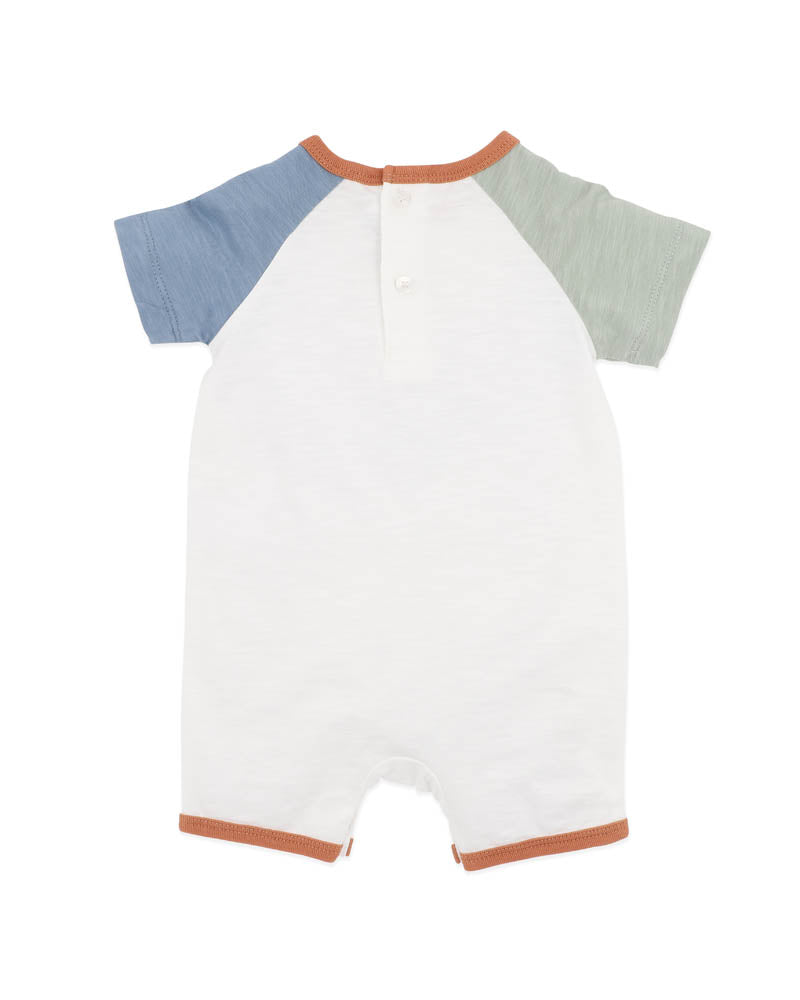 Bebe Clayton Farm Scene SS Romper