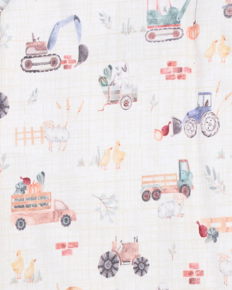 Bebe Clayton Print LS Zipsuit