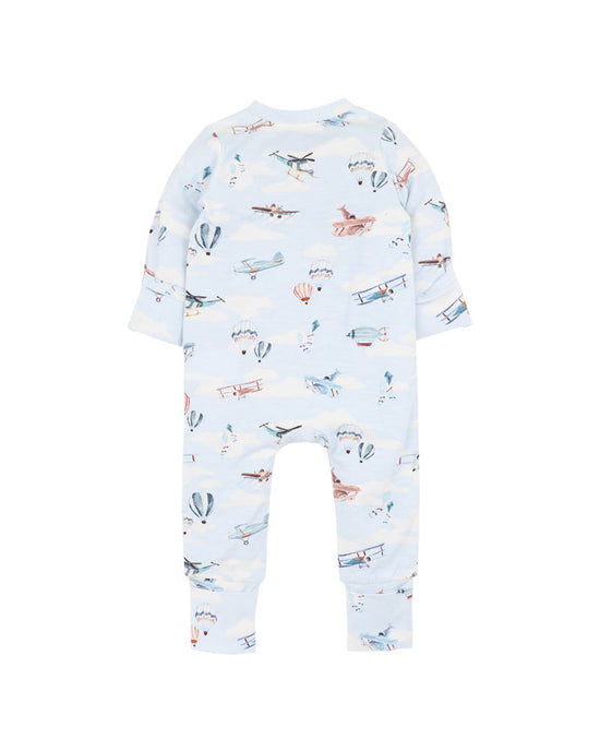 Bebe Harlan Print LS Zipsuit