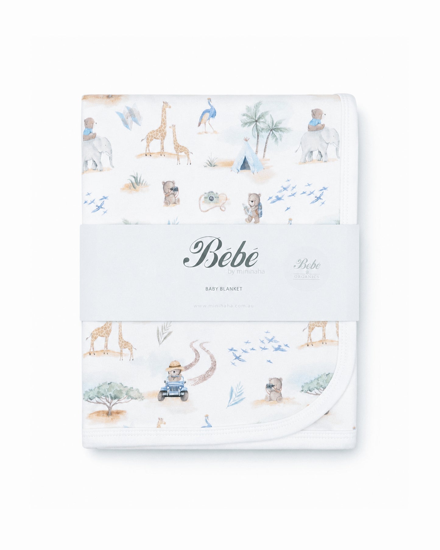 Bebe Brady Print Organic Bunny Rug