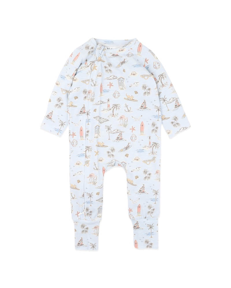 Bebe Max Print Organic LS Zipsuit