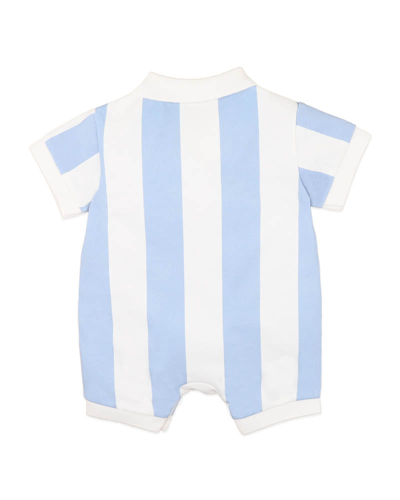 Bebe Max Stripe Rugby Romper