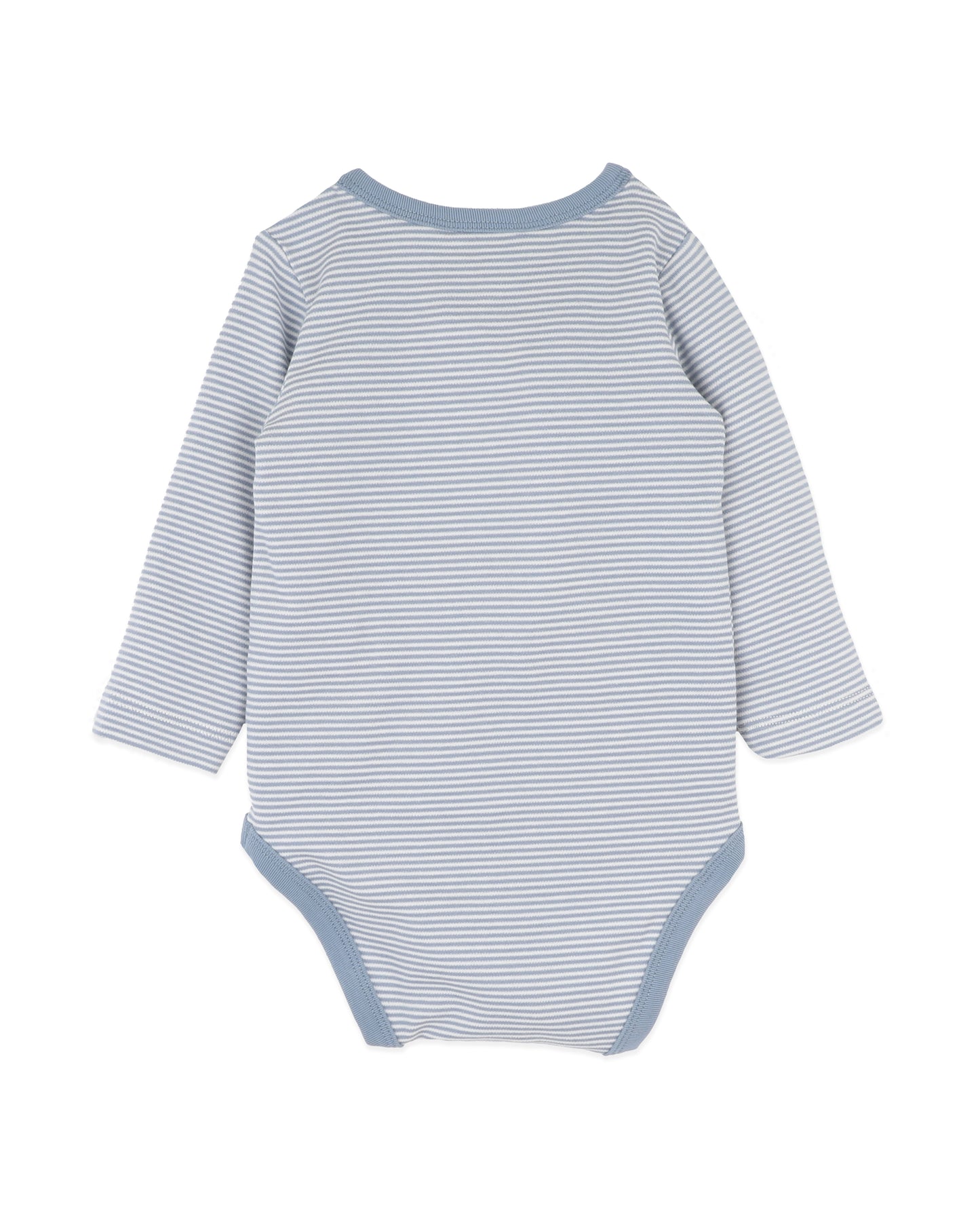 Bebe Alvin Stripe Organic LS Bodysuit