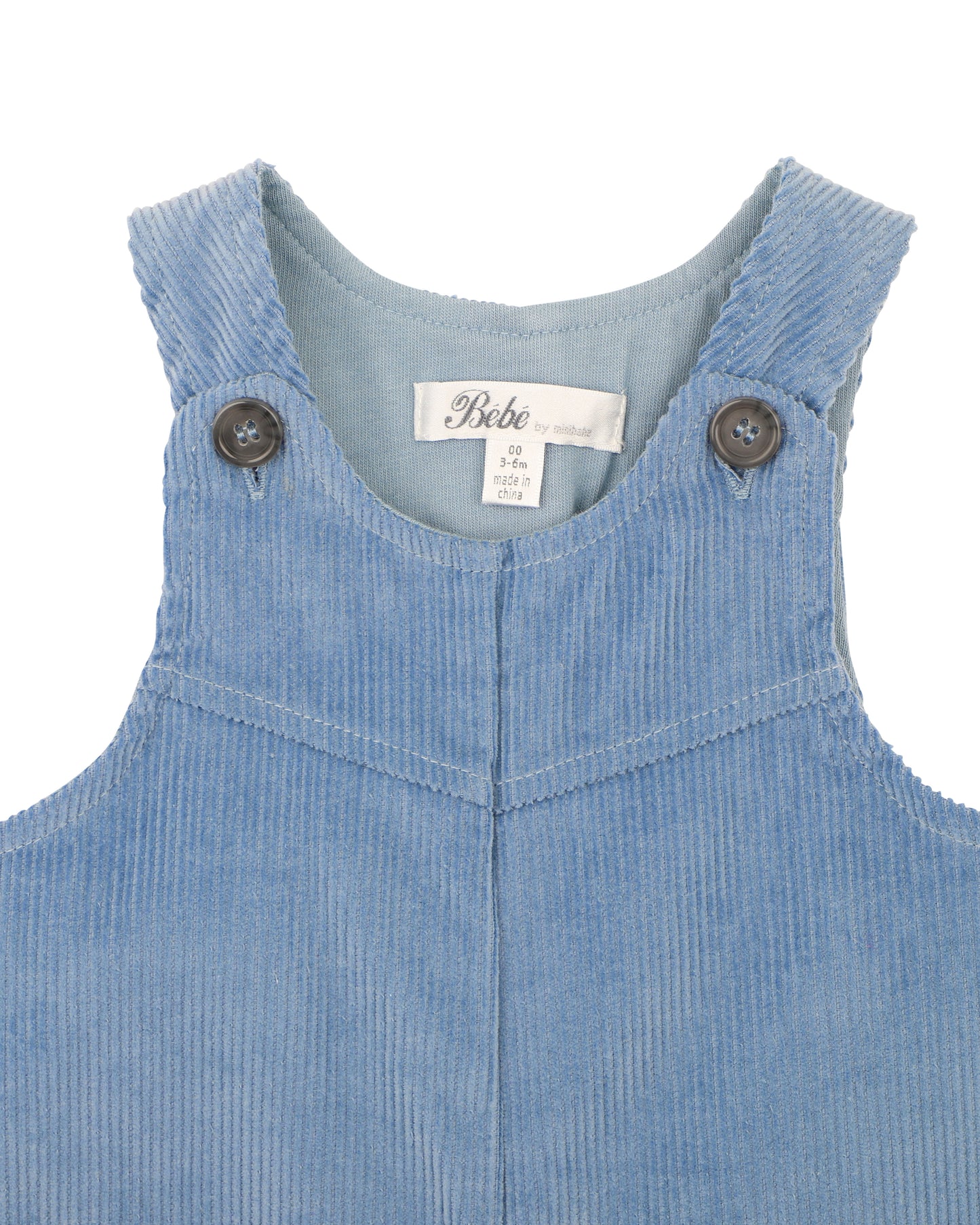Bebe Alvin Corduroy Overalls - Smokey Blue
