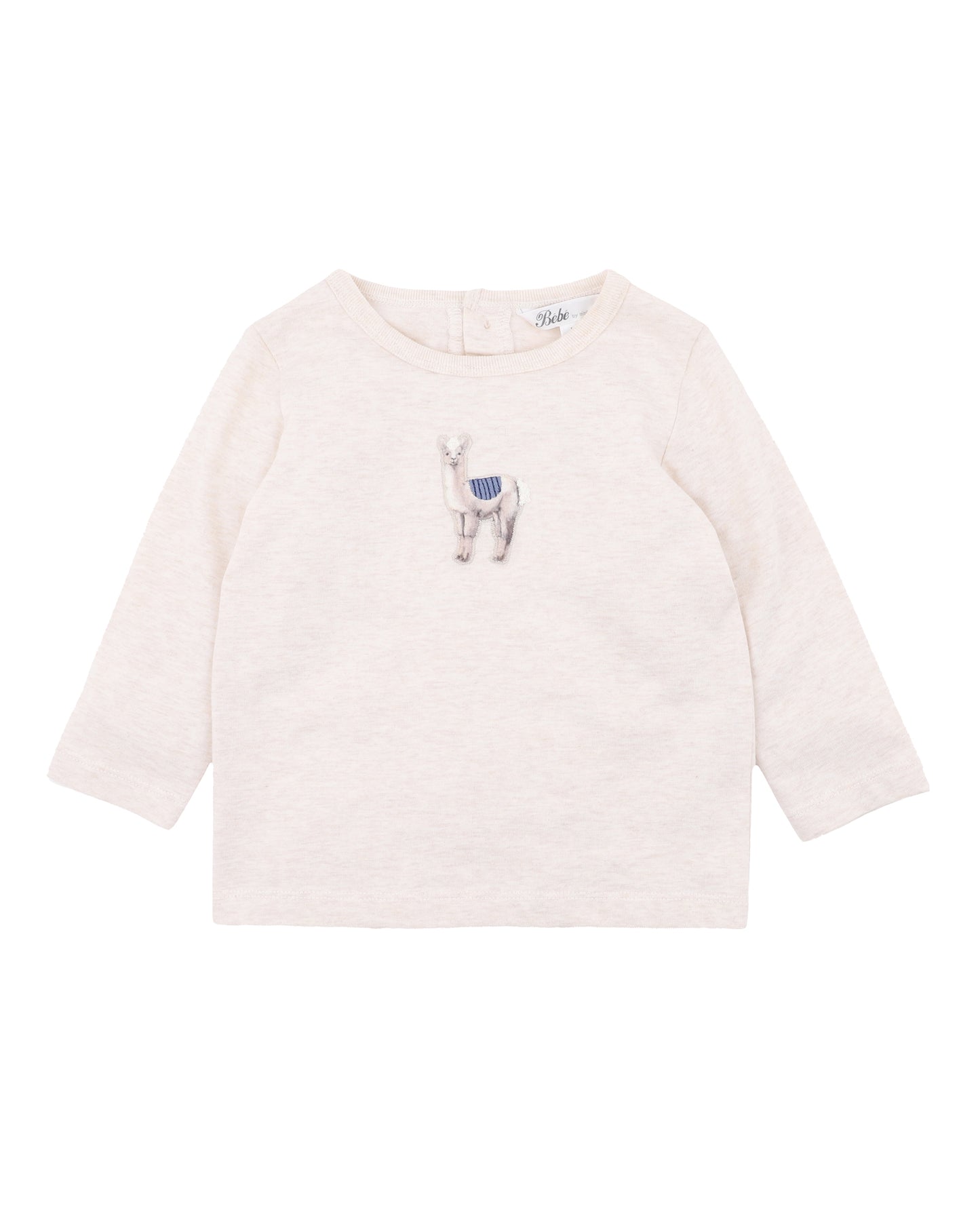 Bebe Jake Alpaca LS Tee - Oat Marle