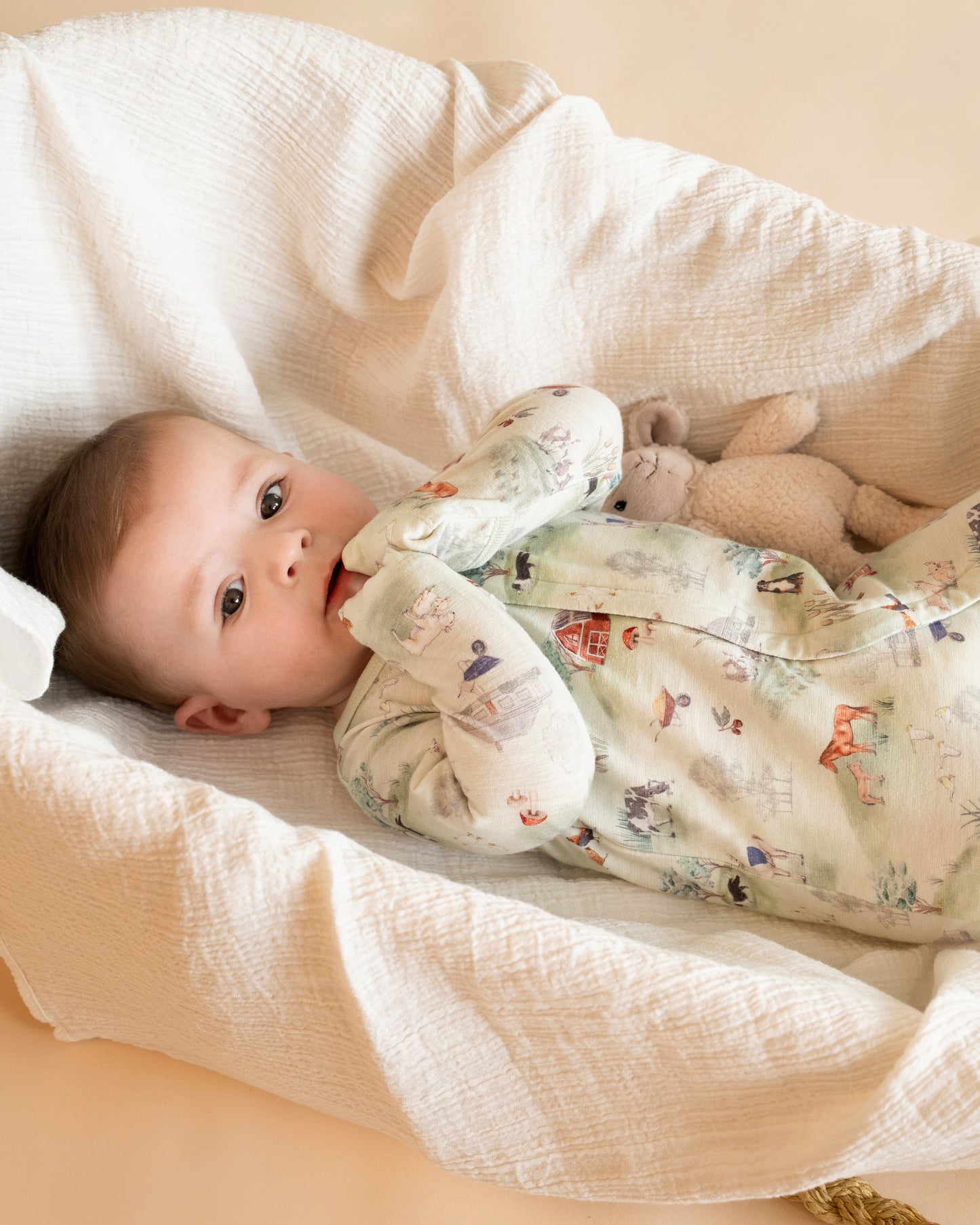 Bebe Hunter Print Organic LS Zipsuit