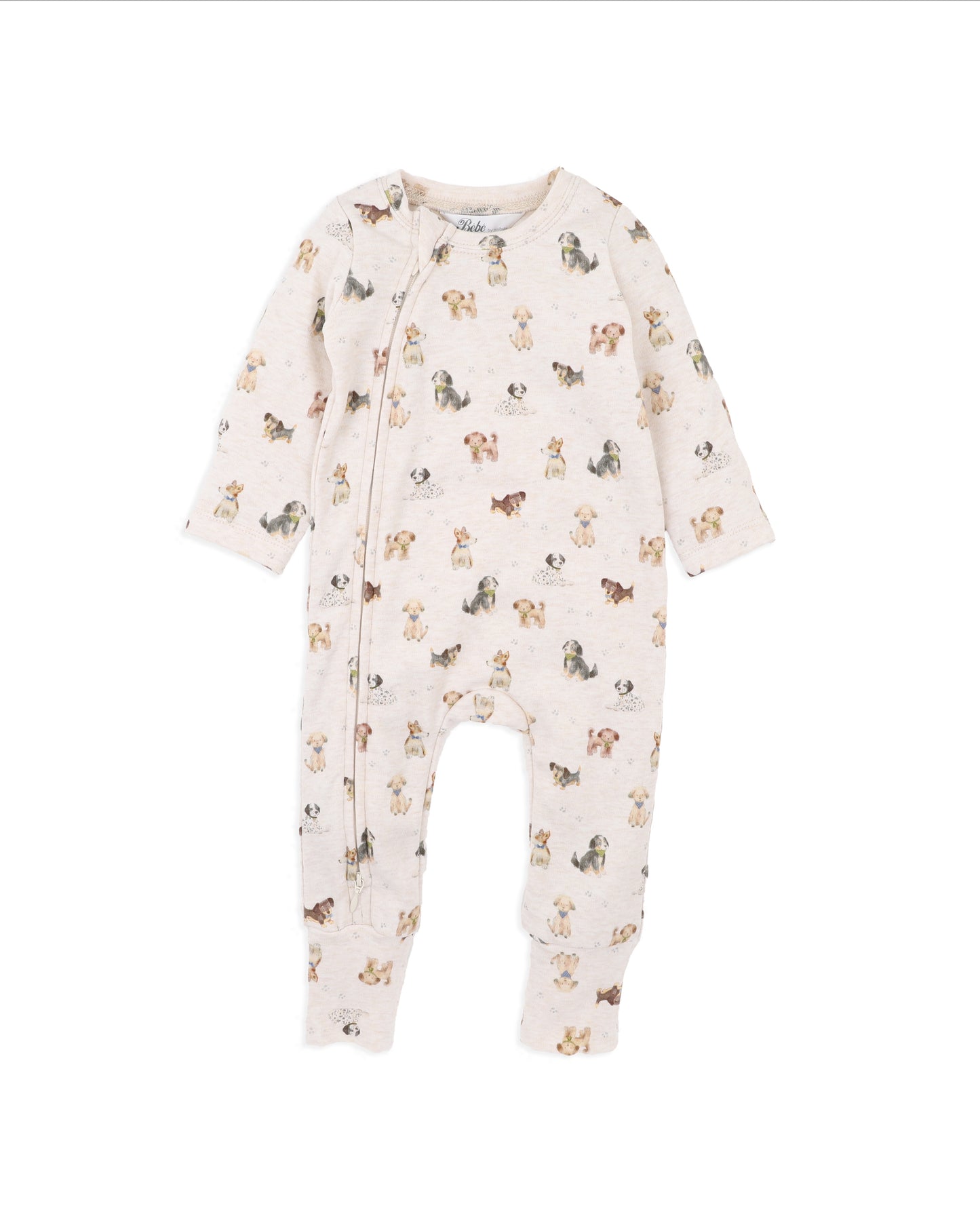 Bebe Otto Print Organic LS Zipsuit