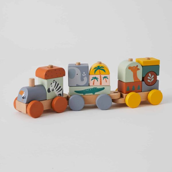 Zookabee Wooden Animal Train Set