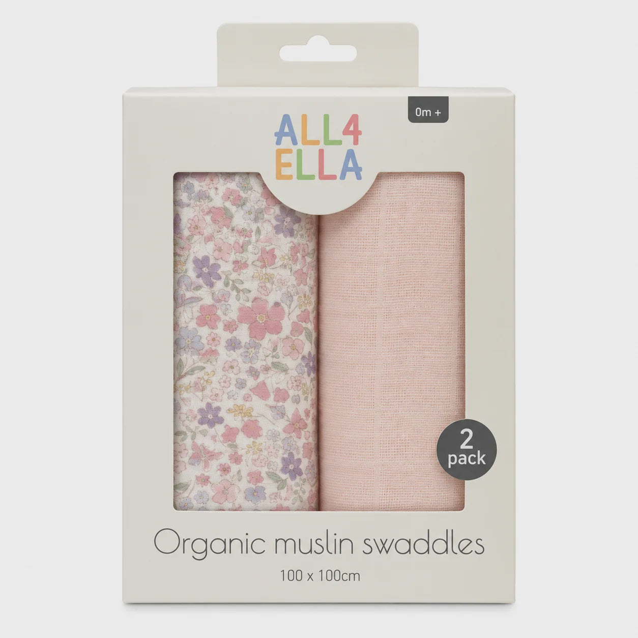 All4Ella Muslin Double Set - Blossom & Pink