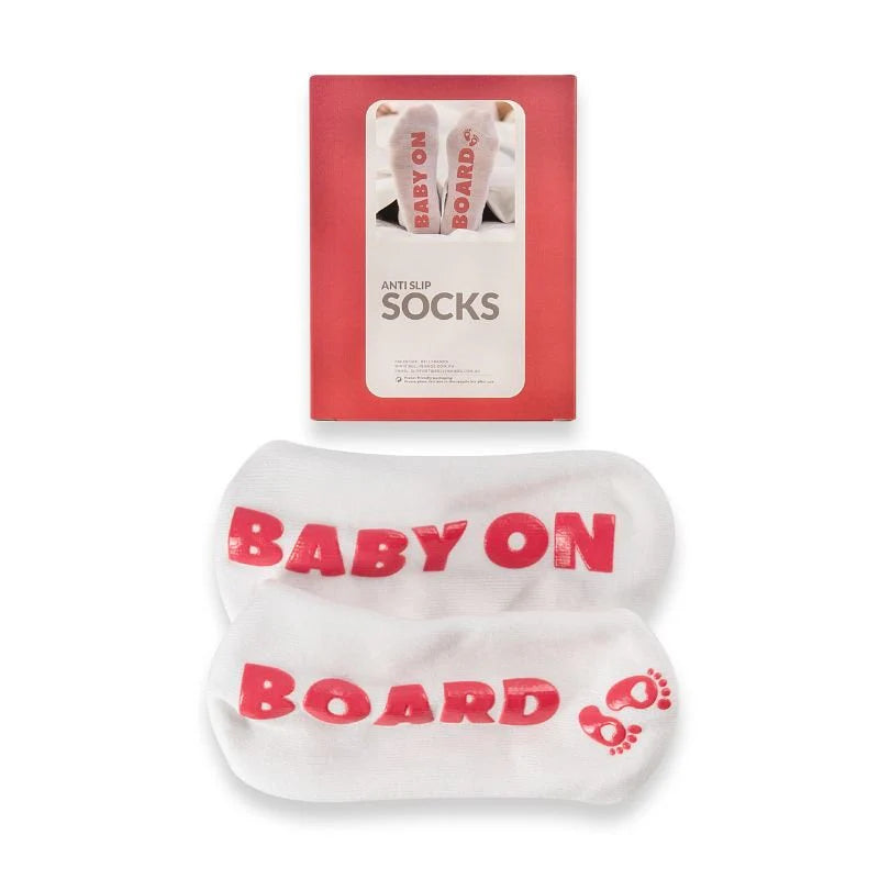 "Baby On Board" Anti-Slip Socks