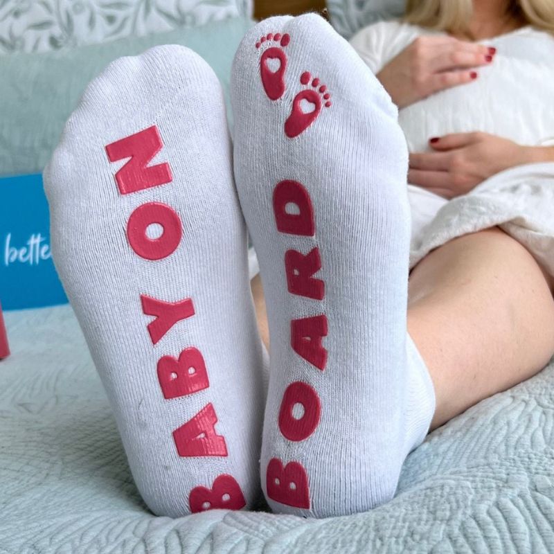 "Baby On Board" Anti-Slip Socks