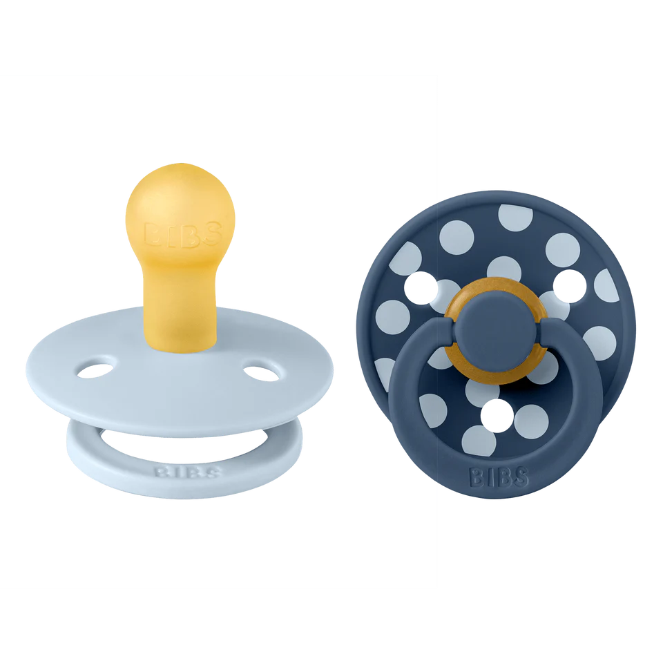 Bibs Studio Colour Polka Baby Blue/Steel Blue