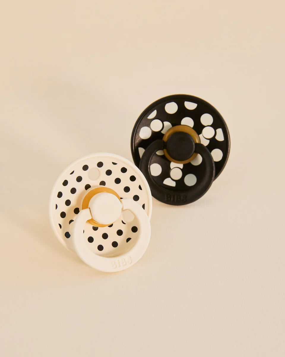 Bibs Studio Colour Polka Ivory/Black