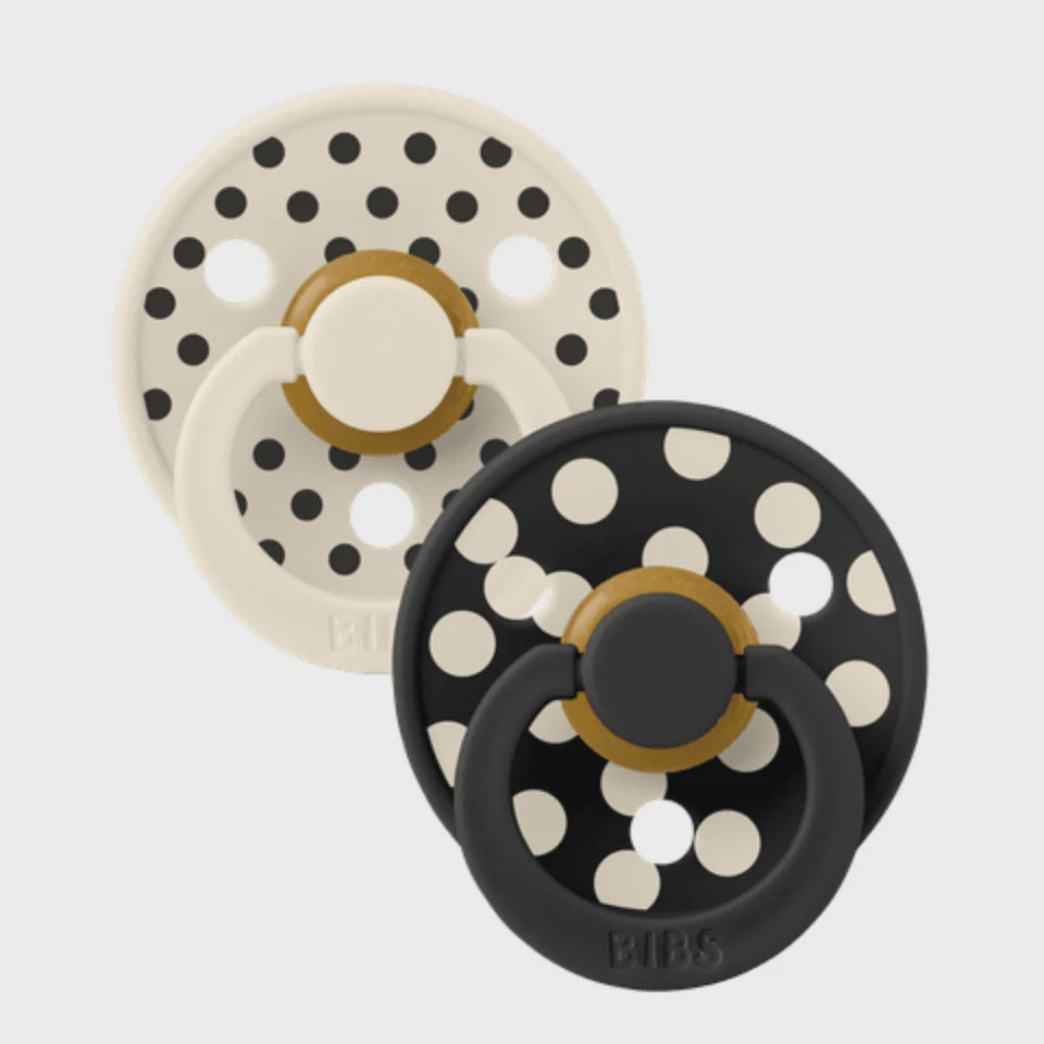 Bibs Studio Colour Polka Ivory/Black