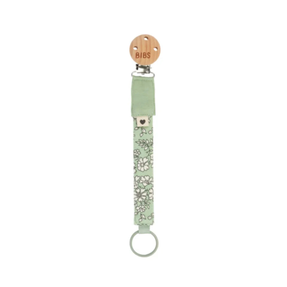 Bibs x LIBERTY Pacifier Clip - Capel/Sage