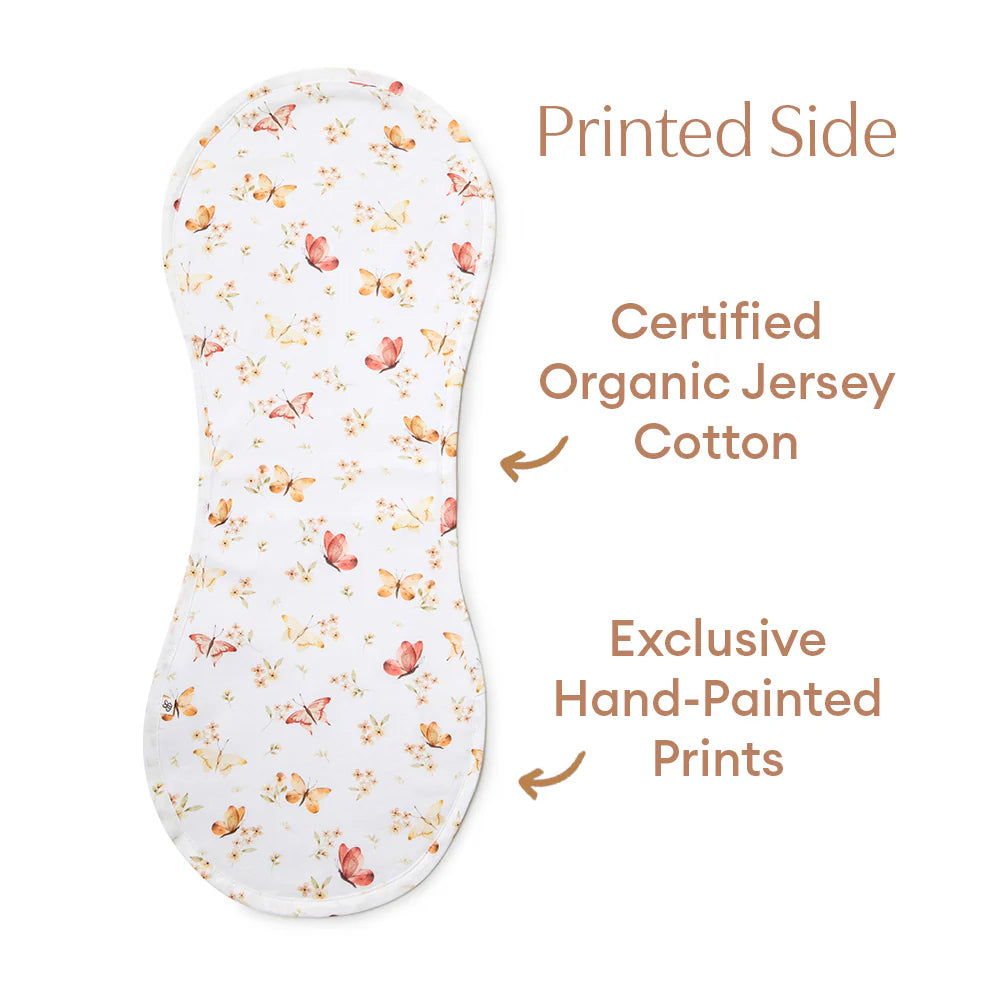 Snuggle Hunny Butterfly Organic Cotton Burp Cloth
