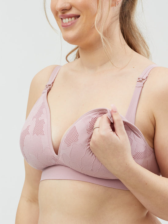 Cake Freckles Recycled Busty Bra (E-FF) - Mauve