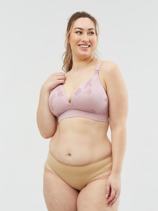 Cake Freckles Recycled Busty Bra (E-FF) - Mauve