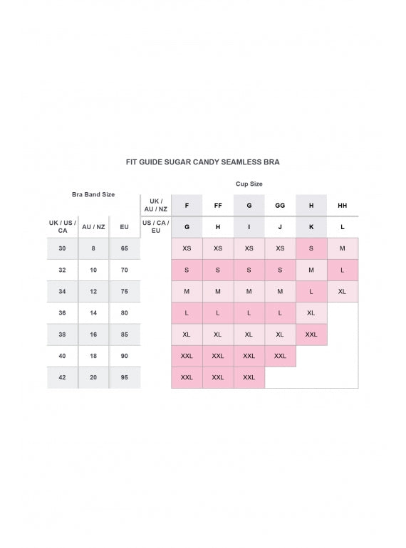 Cake Sugar Candy Popping Bra - Lavender