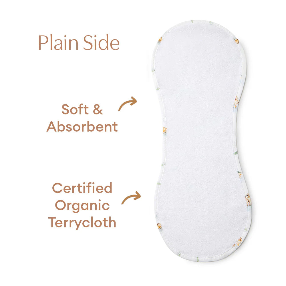 Snuggle Hunny Duck Pond Organic Cotton Burp Cloth