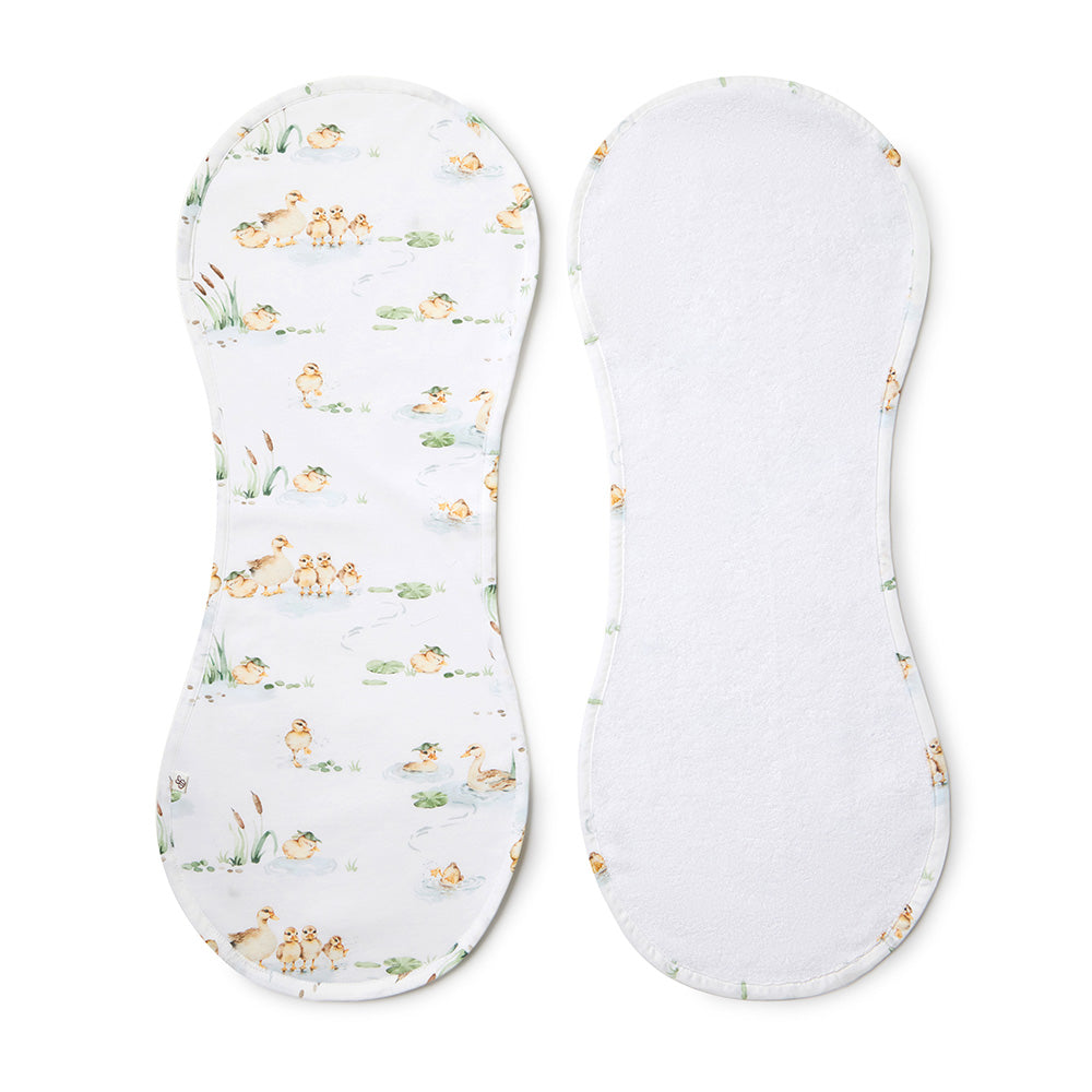 Snuggle Hunny Duck Pond Organic Cotton Burp Cloth