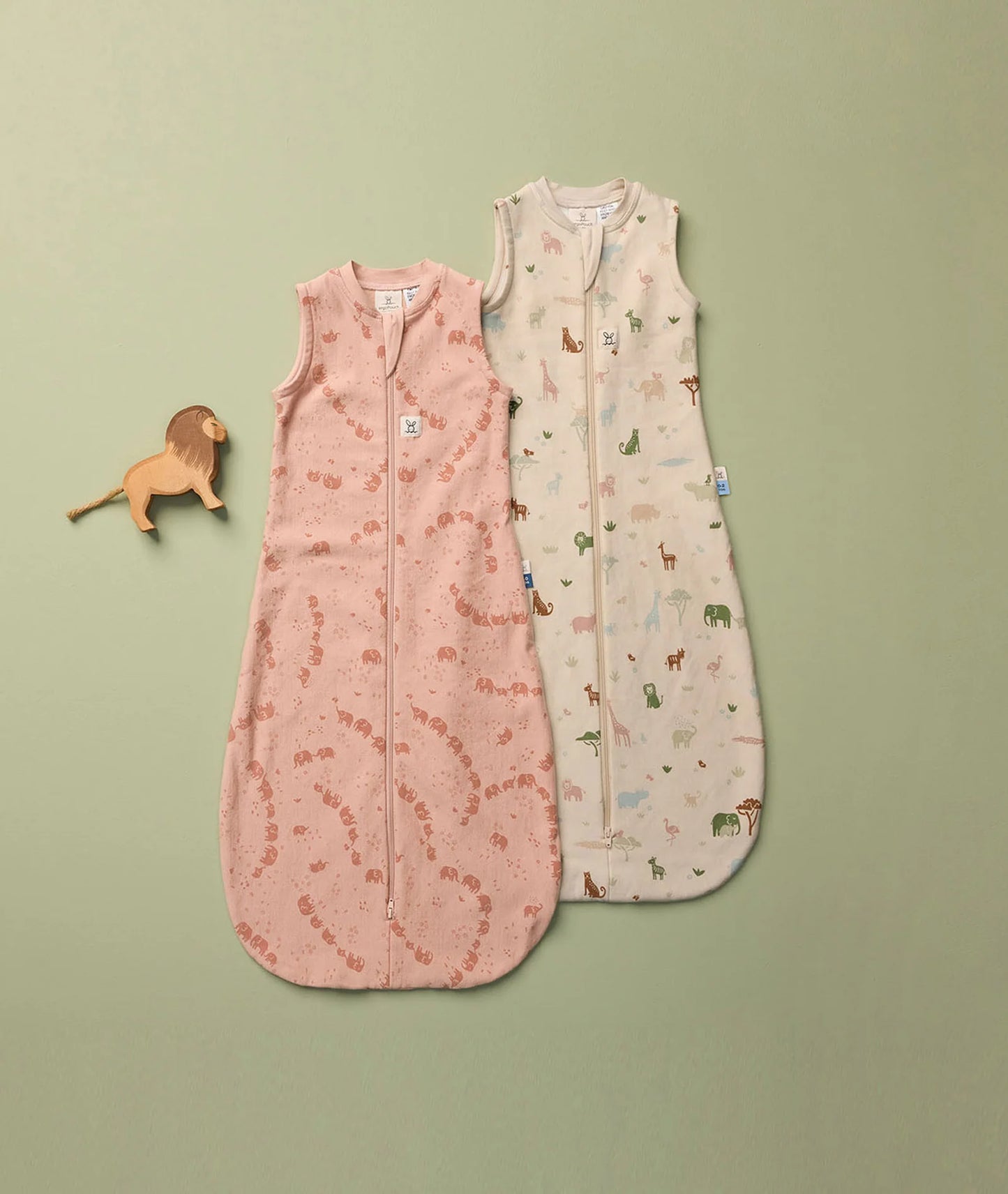 Ergo Pouch Jersey Sleeping Bag 1.0 TOG - Elephant Parade