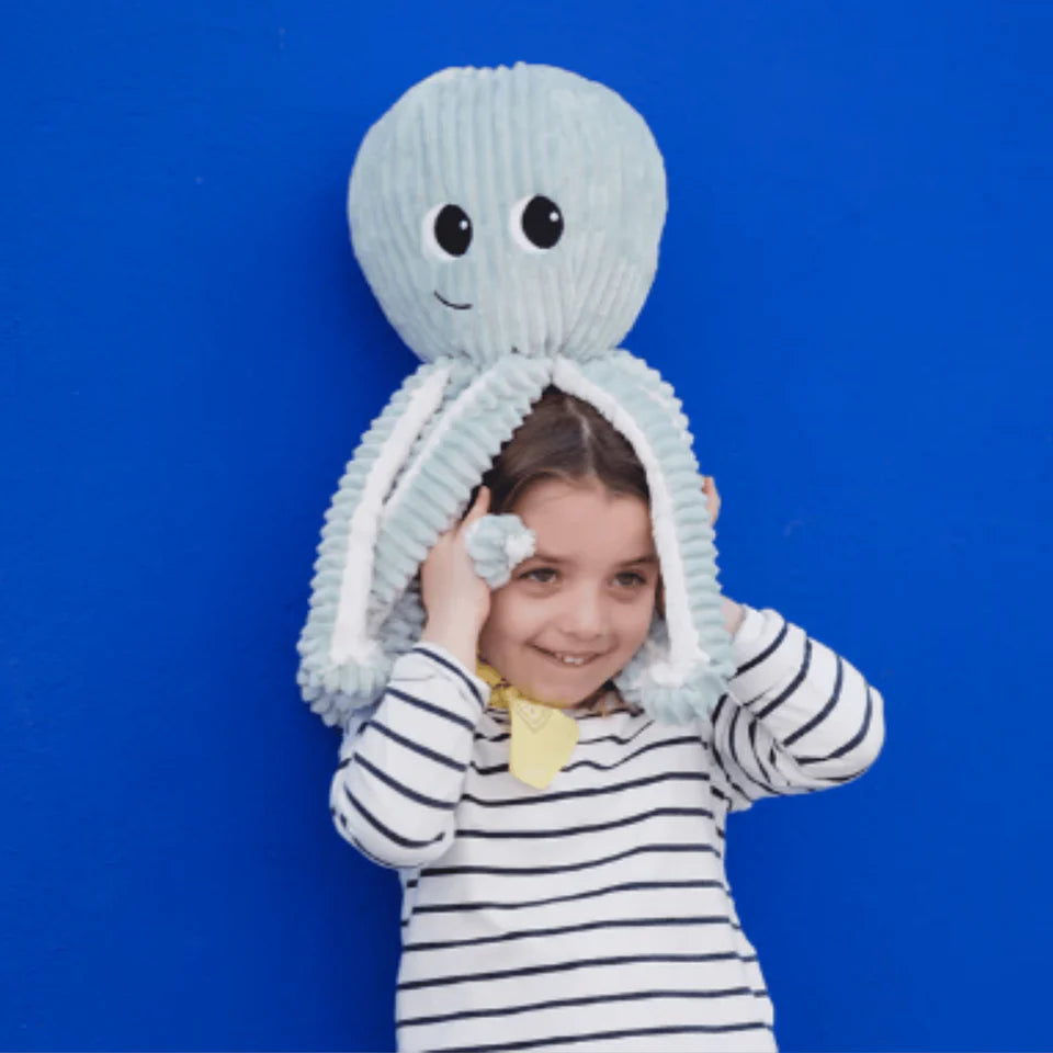 Les Ptipotos Filou the Octopus, Mum & Baby - Mint