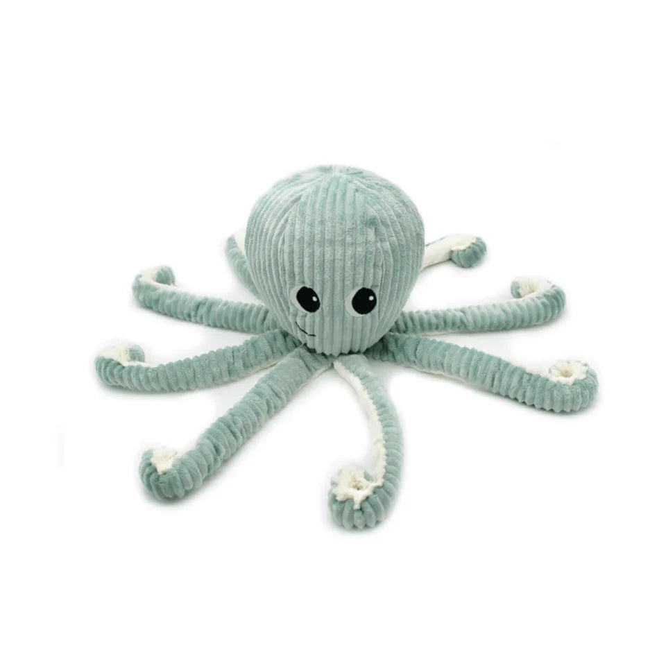 Les Ptipotos Filou the Octopus, Mum & Baby - Mint