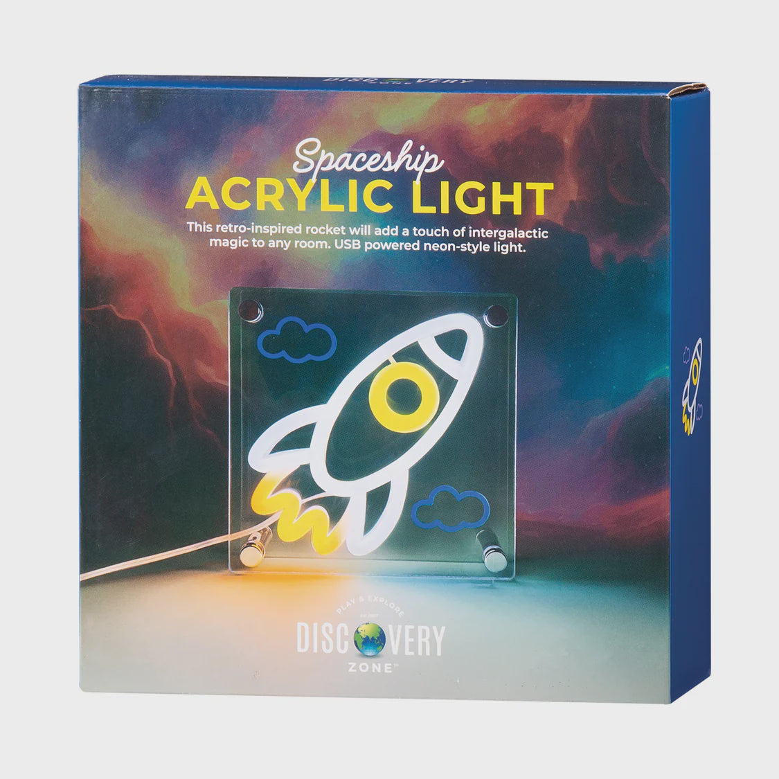 Discovery Zone Acrylic Light - Spaceship