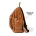 OiOi Signature Nappy Backpack - Tan Vegan Leather