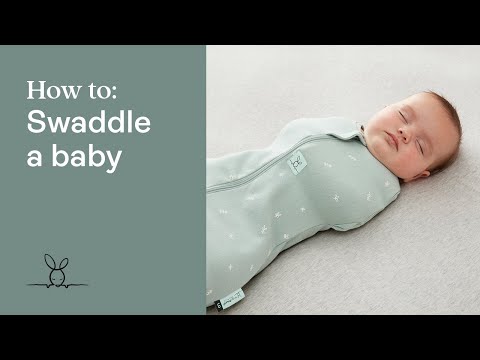 Load and play video in Gallery viewer, Ergo Pouch Cocoon Swaddle Bag 1.0 TOG - Sage

