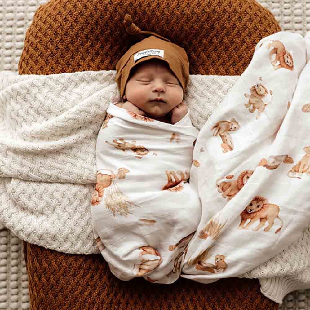 Snuggle Hunny Lion Organic Muslin Wrap