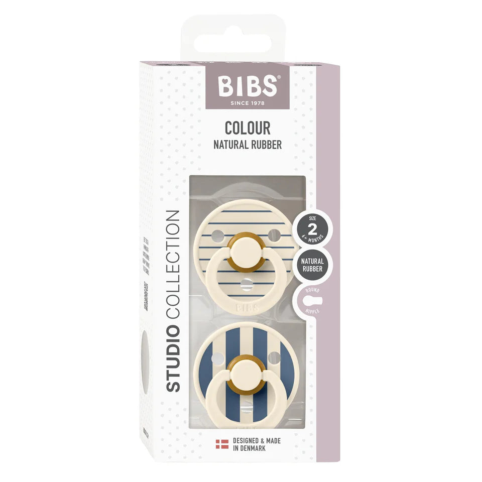 Bibs Studio Colour - Pin Ivory Steel Blue Mix