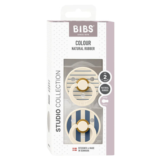 Bibs Studio Colour - Pin Ivory Steel Blue Mix