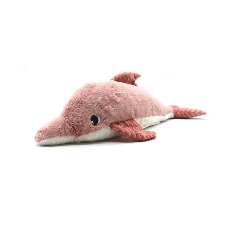 Les Ptipotos Tofou the Dolphin, Mum & Baby - Pink