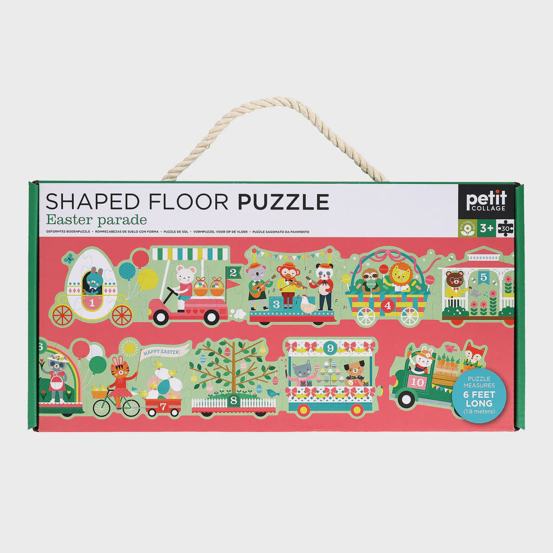 Petit Collage Easter Parade Shaped Floor Puzzle - 30pc