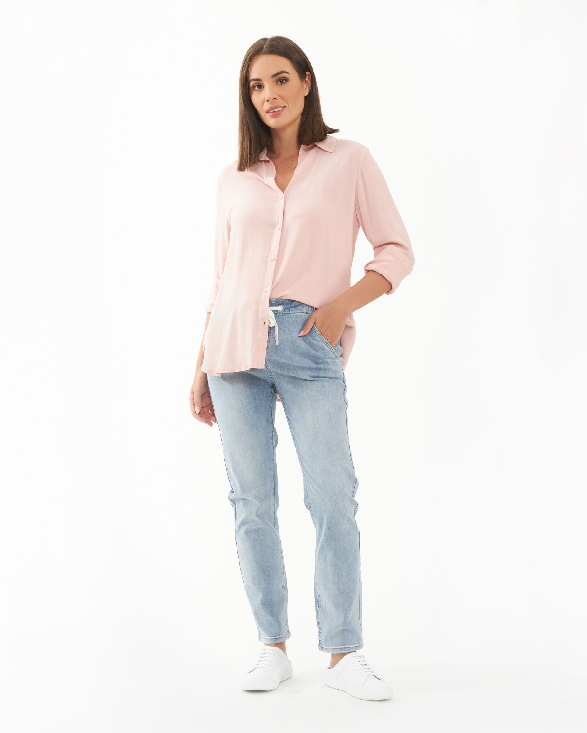 Ripe Clara Relaxed Shirt – Soft Pink – Maternal Instinct